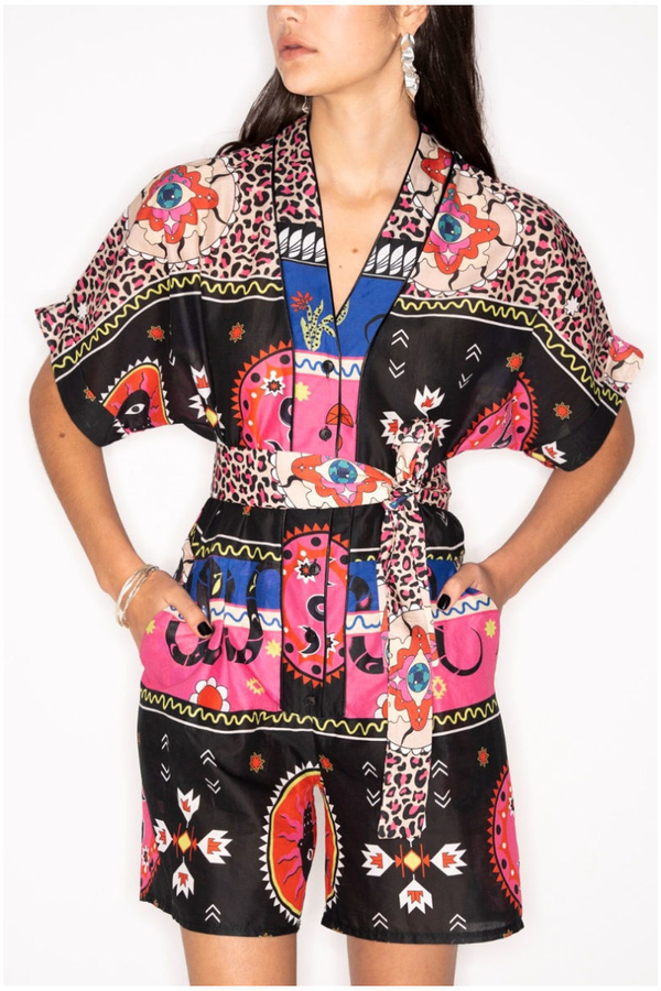 INTUITION PLAYSUIT - Βαμβακερό