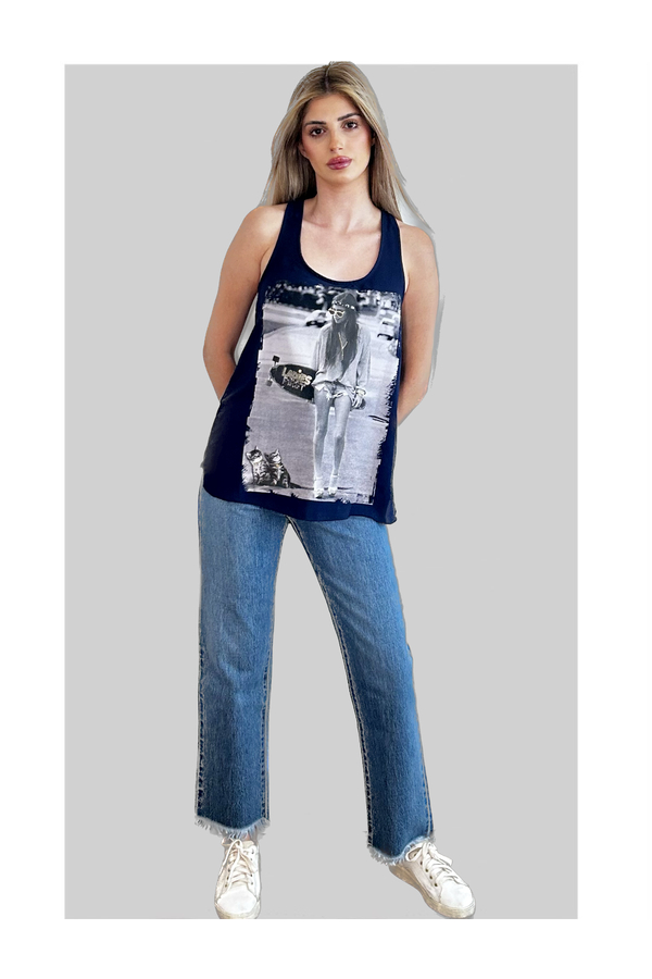 Μπλε T-shirt