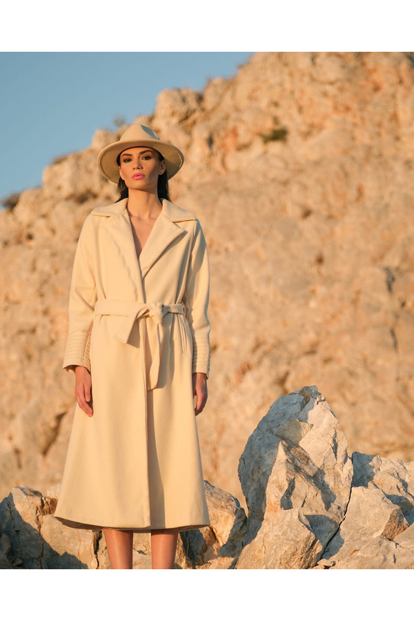 MILANO COAT - Μπεζ
