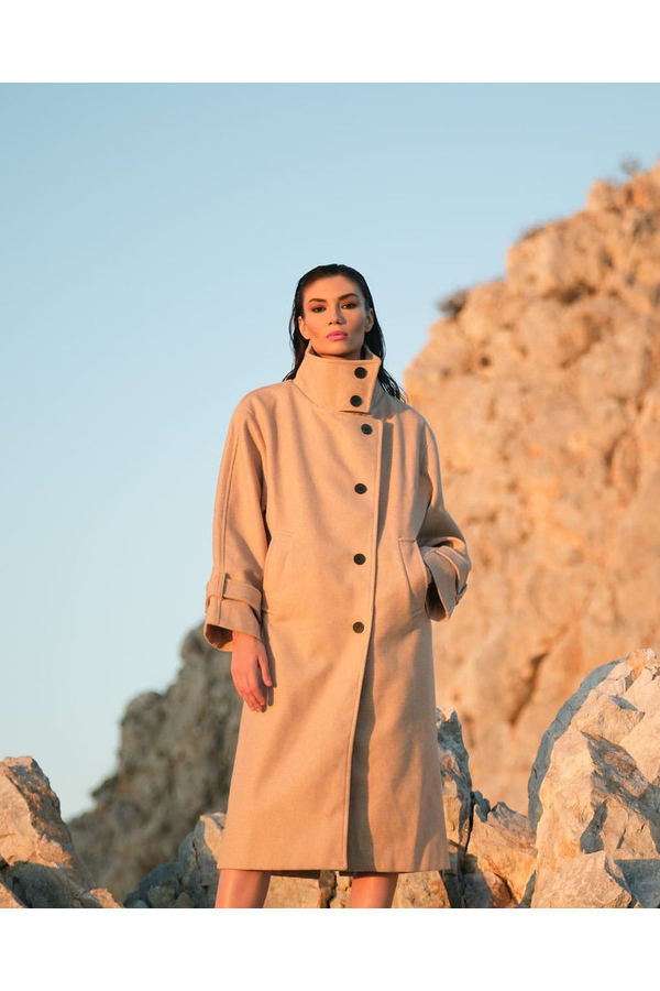 COAT YOURS - Μπεζ