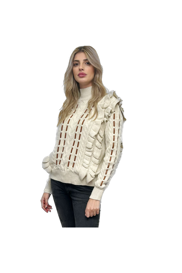 TAILOR MADE SWEATER - Λευκό