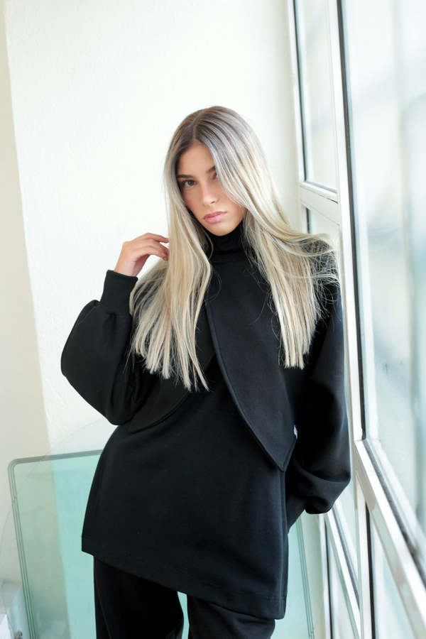 Cropped buggy sweatshirt