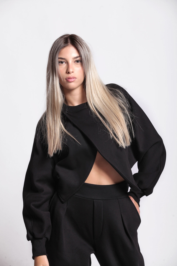 Cropped buggy sweatshirt