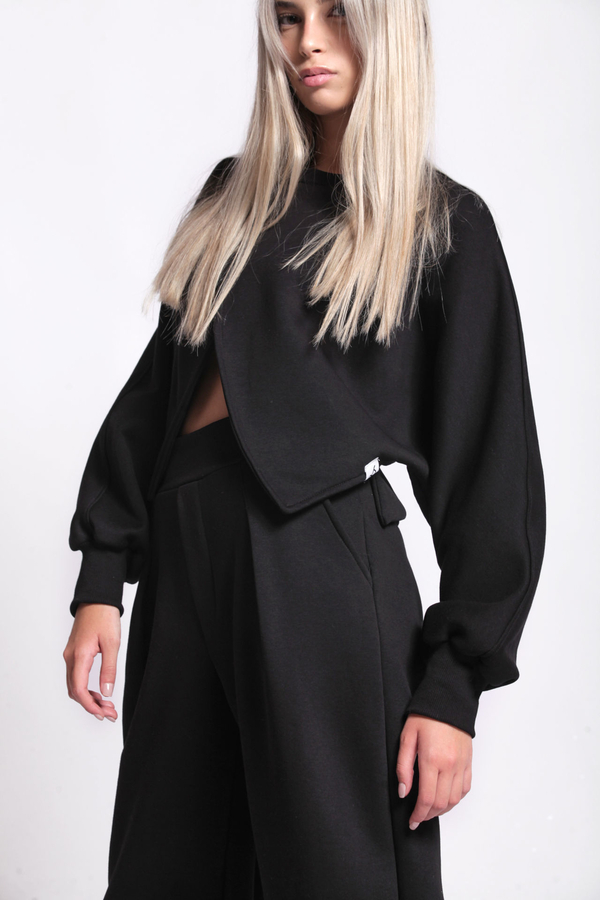 Cropped buggy sweatshirt