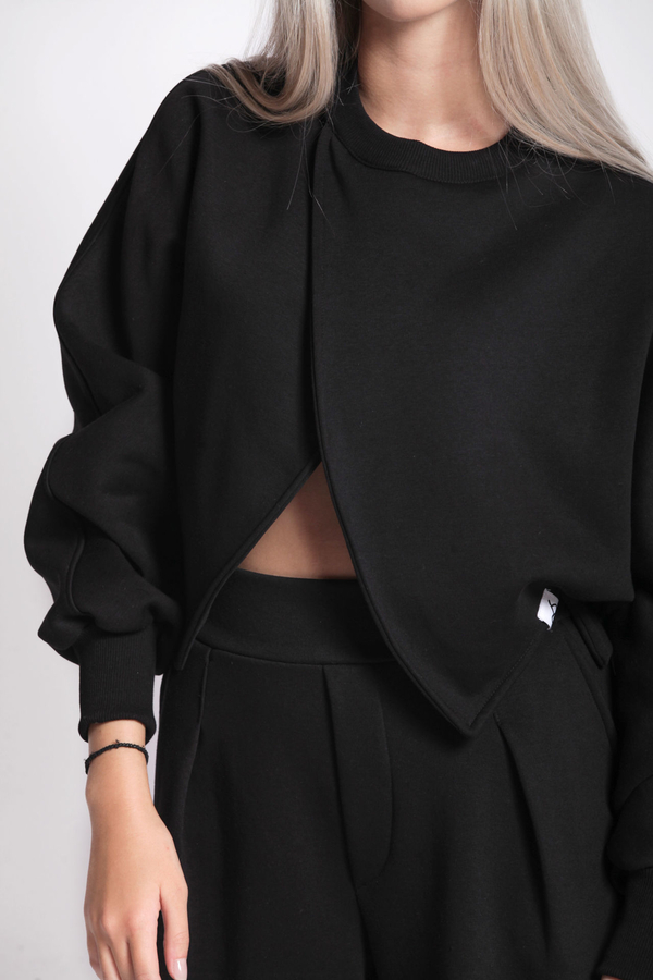 Cropped buggy sweatshirt