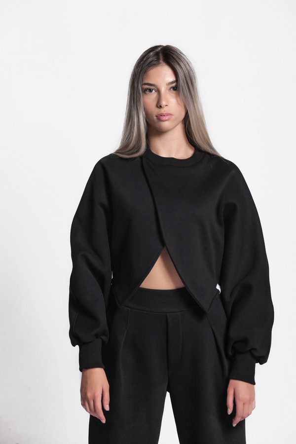 Cropped buggy sweatshirt