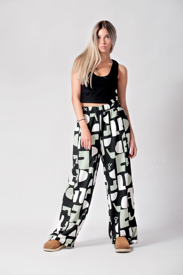 Wide-leg trousers