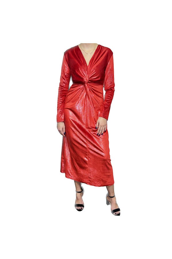 THE CHRISTMAS LONG DRESS - Κόκκινο