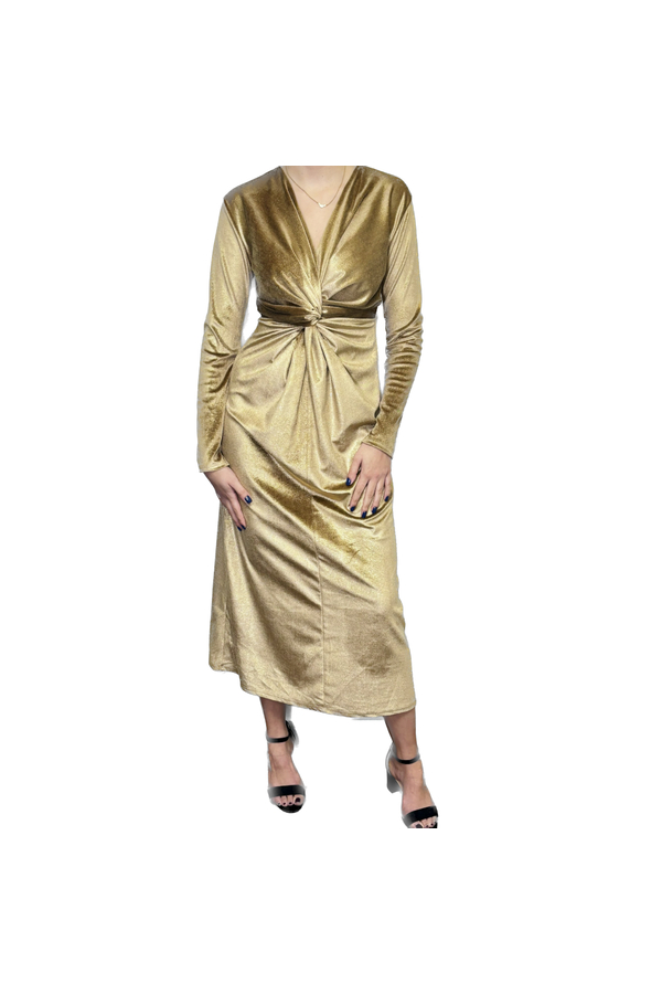 THE CHRISTMAS LONG DRESS - Καφέ