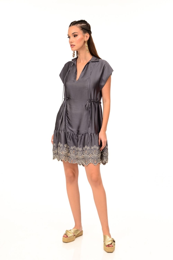 GRAY DRESS