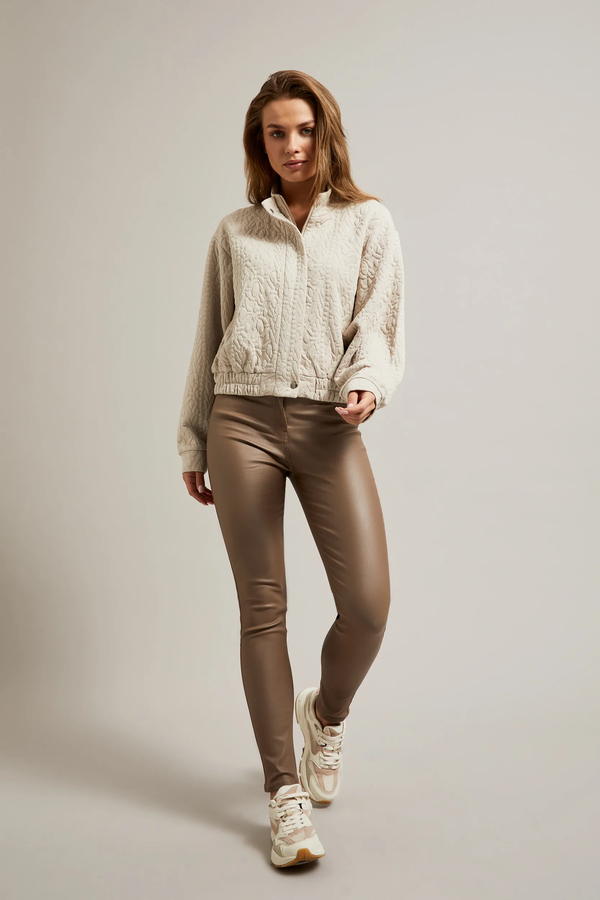 SPODNIE DAMSKIE WOMEN'S TROUSERS coffee