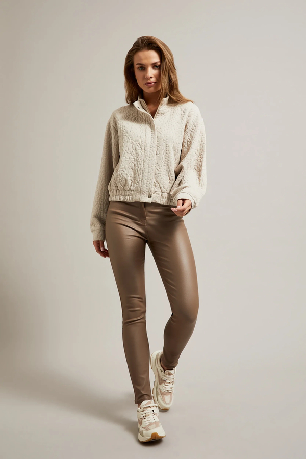 SPODNIE DAMSKIE WOMEN'S TROUSERS coffee