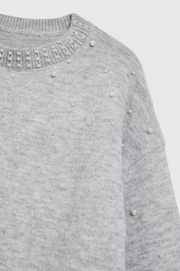 PEARL GREY HOODIE